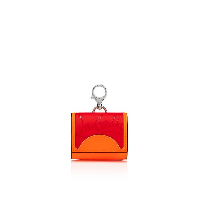 Bolso Pequeno Christian Louboutin Rebajas M Grilou Airpods Case Creative Cuero Pouches Hombre Rojos Naranjas